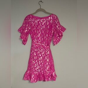 Lilly Pulitzer Shimmering Pink Mini Dress